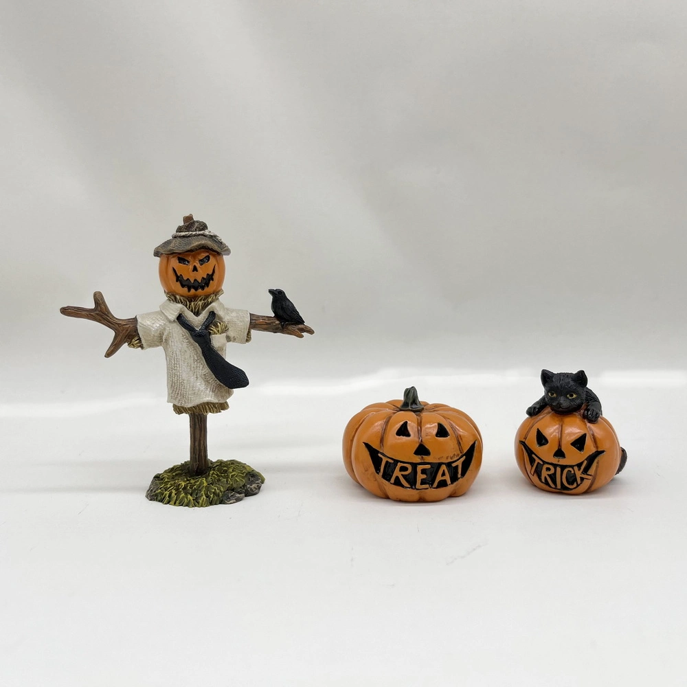 Resin Halloween Miniature Figurines Halloween Gift Decoration for Kids DIY