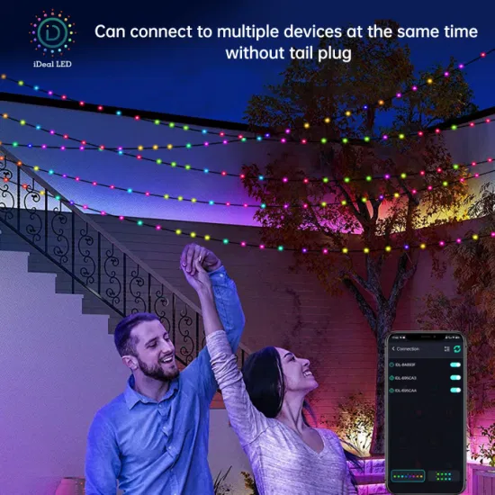 Solar Magic Color Smart APP Decoration Voice Control String Light